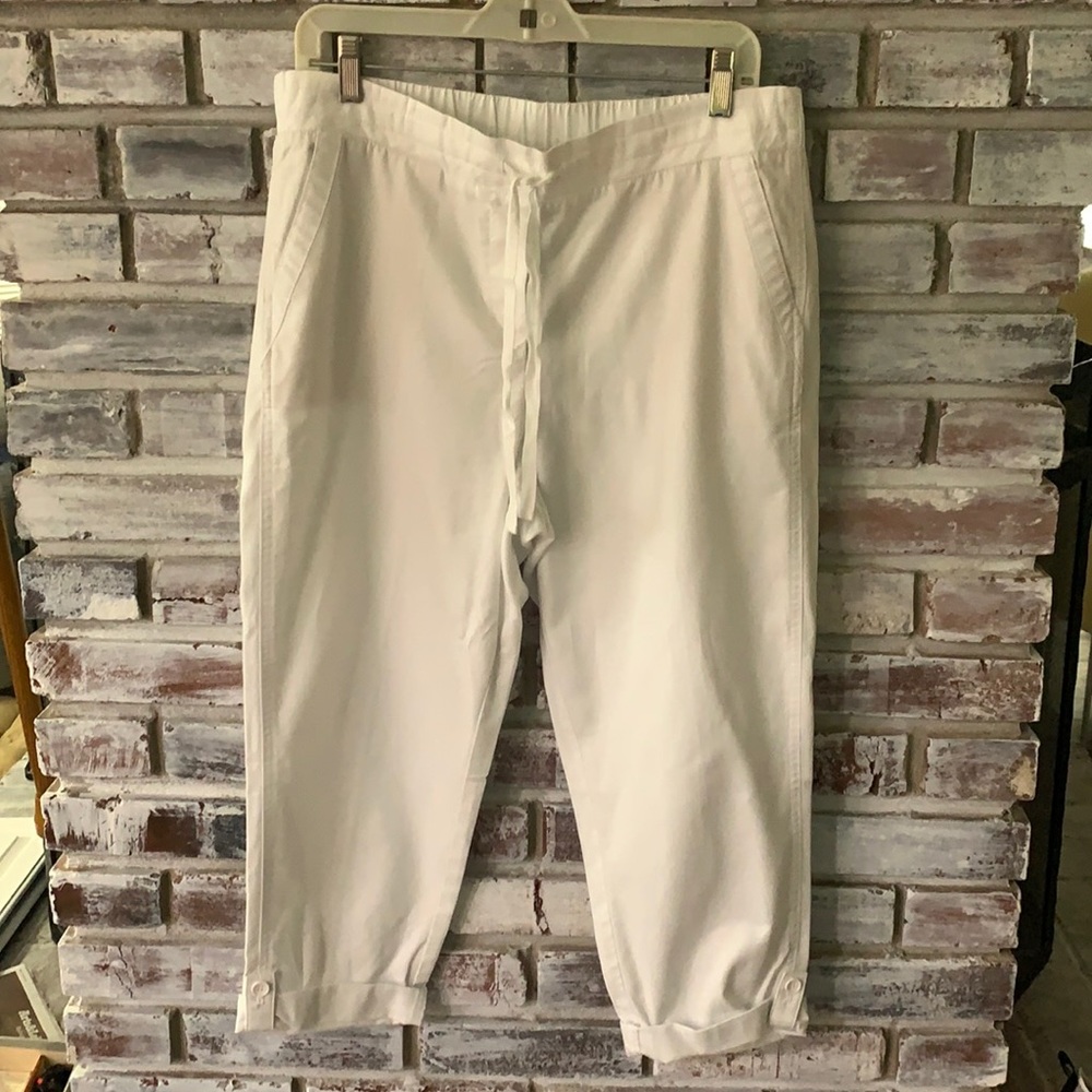 NWT Talbots pants, ankle length, white, 10P, perfect condition.